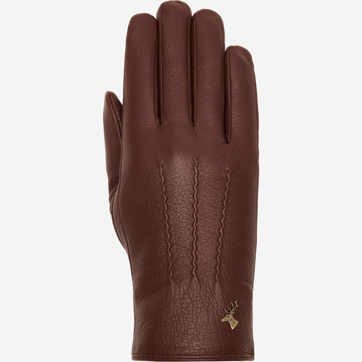 Dames lange olijfgroene Italiaanse leren winterhandschoenen met zachte wollen voering Dames lange olijfgroene Italiaanse leren winterhandschoenen met zachte wollen voering