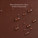 James (bruin) - Klassieke schapenleren handschoenen met luxe kasjmier voering & touchscreen functie