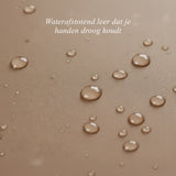 Ivy (beige) - Schapenleren handschoenen met wol/kasjmier voering & touchscreen functie