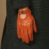 Austin (cognac) - Luxe autohandschoenen van Amerikaans hertenleer