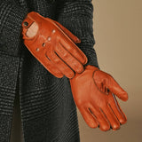 Austin (cognac) - Luxe autohandschoenen van Amerikaans hertenleer