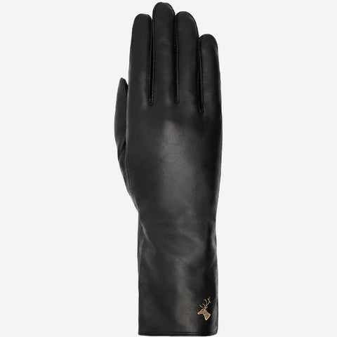 Leren Handschoenen Dames - Bruin - Hertenleer - Kasjmier – Schwartz