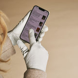 Ivy (wit) – Dames handschoenen van nappaleer met kasjmier-wol voering en touchscreen-functie