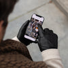 Jake (black) - sheepskin gloves with warm fleece lining & touchscreen feature  - Schwartz & von Halen - US - 5