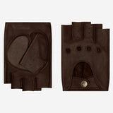 Liam (bruin) – Vingerloze autohandschoenen van soepel lamsleer