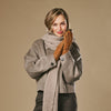 Roxanne (kamel) - Damen-Patchwork-Schafsfellhandschuhe mit warmem Schafspelzfutter