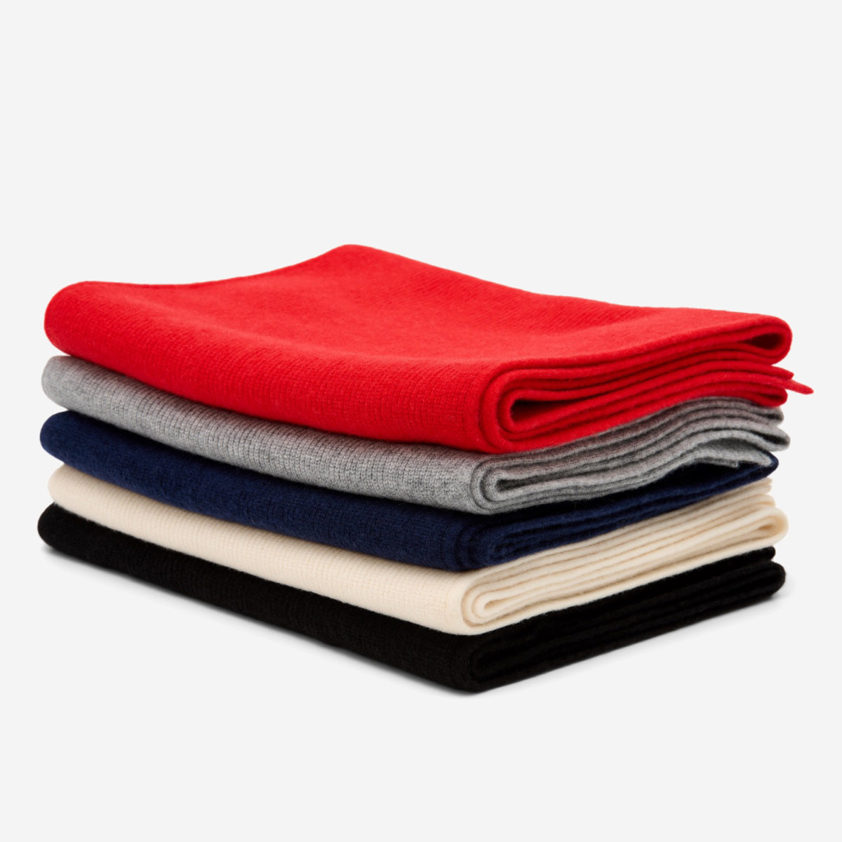 Charlie (black) - premium scarf made of soft Merino wool (unisex) - Schwartz & von Halen - US - 4